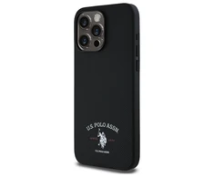Dėklas „Us Polo Assn US Polo“ USHCP15XPARK „Apple iPhone 15 Pro Max 6,7" juodos spalvos su spausdintu DH logotipu