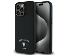 Us Polo Assn US Polo USHCP15XPARK Apple iPhone 15 Pro Max 6,7" dėklas telefonui juodos spalvos Printed DH Logo