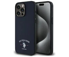 Us Polo Assn US Polo USHCP15XPARV Apple iPhone 15 Pro Max 6,7" dėklas telefonui mėlynos spalvos Printed DH Logo