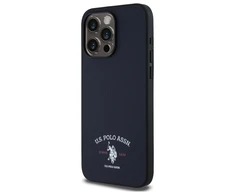 Dėklas „Us Polo Assn“ „US Polo“ USHCP15XPARV „Apple iPhone 15 Pro Max 6,7" tamsiai mėlynas su spausdintu DH logotipu