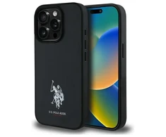 Dėklas Us Polo Assn US Polo USHCP15XPGEK Apple iPhone 15 Pro Max 6,7″ juodos spalvos Leather Embroidered spalvos DH Color