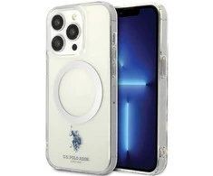 Us Polo Assn US Polo USHMP15LUCIT Apple iPhone 15 Pro 6.1" dėklas telefonui skaidrus MagSafe Collection