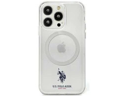 Us Polo Assn US Polo USHMP15SUCIT Apple iPhone 15 / 14 / 13 6.1" dėklas telefonui skaidrus MagSafe Collection