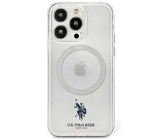 Us Polo Assn US Polo USHMP15SUCIT Apple iPhone 15 / 14 / 13 6.1" dėklas telefonui skaidrus MagSafe Collection