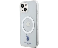 Us Polo Assn US Polo USHMP15SUCIT Apple iPhone 15 / 14 / 13 6.1" dėklas telefonui skaidrus MagSafe Collection