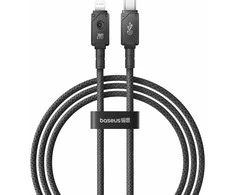 Greito įkrovimo kabelis Baseus USB C TO IP 20A 1M (juodas)
