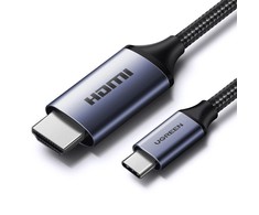 USB C – HDMI 2.1 8K 60 Hz kabelis 1,5 m Ugreen CM565 – pilkas