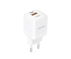 Wall charger GaN 33W PPS USB C/USB Dudao A13Pro – baltos spalvos