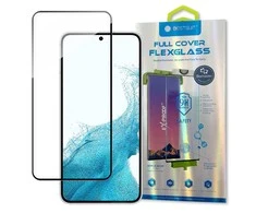 Hurtel Bestsuit 3D Edge Nano Flexi Glass Film Full Screen apsauginis stiklas su rėmeliu Samsung Galaxy S22 Transparent