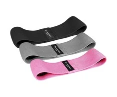 Wozinsky rinkinys iš 3x audinio atsparumo juostų Atsparios mini juostos jogai Crossfit Fitness (WFB-01)