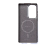 Wozinsky Carbon Fiber with MagSafe for Samsung Galaxy S25 – dėklas telefonui pilkos spalvos