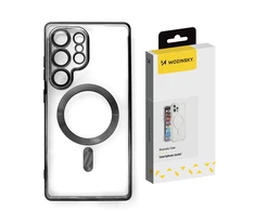 Wozinsky Electroplated su Magsafe Samsung Galaxy S25 Plus – dėklas telefonui juodos spalvos