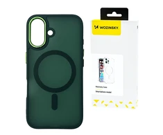 Wozinsky Fashion MagSafe for Samsung Galaxy S25 Plus – dėklas telefonui žalios spalvos