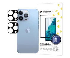 Wozinsky Full Camera Glass skirtas iPhone 17 Pro, Juodas, Set of 2