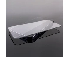 Wozinsky Full Cover Flexi Nano Glass Hybrid ekrano apsauga su rėmeliu iPhone 13 mini skaidrus