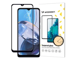 Wozinsky Full Glue Apsauginis stiklas Motorola Moto E22i / E22 full screen with frame juodas (case friendly)