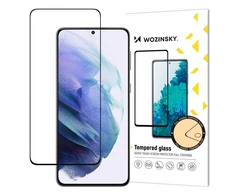 LCD apsauginis stikliukas Wozinsky 5D pritaikytas dėklui Samsung S911 S23 5G juodas