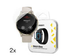 Wozinsky Full Glue Apsauginis stiklas Garmin Venu 3S 41mm (2 vnt.)