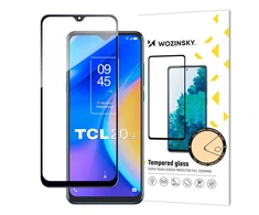 Wozinsky Full Glue Apsauginis stiklas for TCL 20 SE 9H Full Screen with Juodas Frame