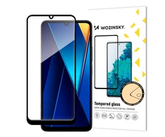Wozinsky Full Glue Apsauginis stiklas with Juodas Frame Xiaomi POCO C65/Redmi 13C