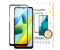 Wozinsky Full Glue Apsauginis stiklas Full Screen Xiaomi Redmi A1+ 9H with Juodas Frame