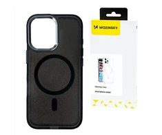Wozinsky Glitter su Mag Safe Samsung Galaxy S24 FE – dėklas telefonui juodos spalvos su Glitter