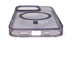 Wozinsky Glitter MagSafe for Samsung Galaxy S24 FE – dėklas telefonui violetinės spalvos with Glitter