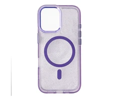 Wozinsky Glitter MagSafe for Samsung Galaxy S24 FE – dėklas telefonui violetinės spalvos with Glitter