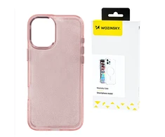 Wozinsky Glitter Samsung Galaxy S24 FE – dėklas telefonui rožinės spalvos with Glitter