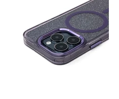 Wozinsky Glitter with Mag Safe for Samsung Galaxy S25 – dėklas telefonui violetinės spalvos with Glitter