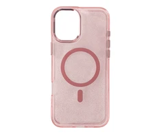 Wozinsky Glitter with Mag Safe for Samsung Galaxy S25 – dėklas telefonui rožinės spalvos with Glitter