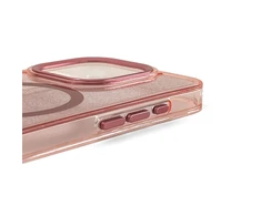 Wozinsky Glitter with Mag Safe for Samsung Galaxy S25 – dėklas telefonui rožinės spalvos with Glitter