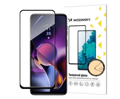 Wozinsky Apsauginis stiklas Full Glue Motorola Moto G54 full screen su rėmeliu – juodas