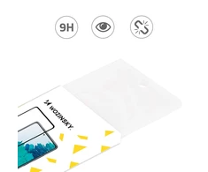Wozinsky Apsauginis stiklas Full Glue Super Tough ekrano apsauga Full Coveraged su rėmeliu Case Friendly Oppo Reno6 4G juodos spalvos