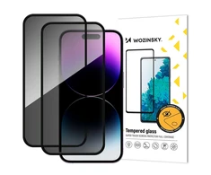 Wozinsky Privacy Glass apsauginis stiklas skirtas iPhone 17 Pro, set of 2