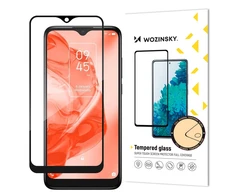 Wozinsky super durable Full Glue apsauginis stiklas full screen with Case Friendly TCL 205 juodas frame
