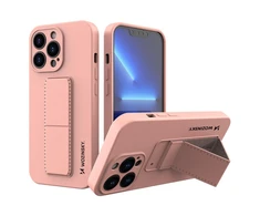 Wozinsky Kickstand dėklas skirtas iPhone 13 mini, rožinis
