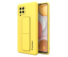 Wozinsky Kickstand dėklas skirtas Samsung Galaxy A42 5G, geltonas