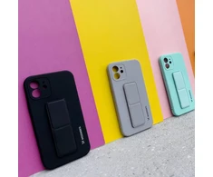 Wozinsky Kickstand dėklas skirtas Samsung Galaxy S21 + 5G, juodas