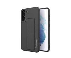 Wozinsky Kickstand dėklas skirtas Samsung Galaxy S21 + 5G, juodas