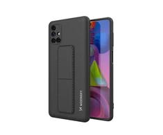Wozinsky Kickstand dėklas skirtas Samsung Galaxy M51, juodas