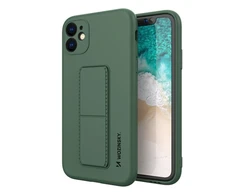 Wozinsky Kickstand dėklas skirtas Samsung Galaxy A22 4G, tamsiai žalias