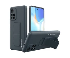 Wozinsky Kickstand dėklas skirtas Xiaomi Poco M4 Pro 5G, tamsiai mėlynas