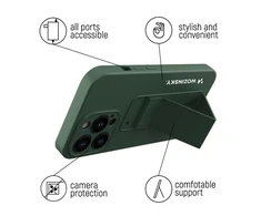 Wozinsky Kickstand dėklas skirtas Xiaomi Redmi 10, juodas