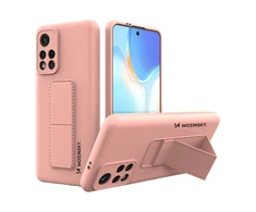 Wozinsky Kickstand dėklas skirtas Xiaomi Poco M4 Pro 5G, rožinis