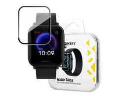 Wozinsky Watch Glass Hybrid Glass Amazfit Bip U Juodas