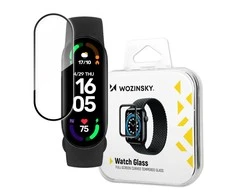 Wozinsky Watch Glass hibridinis stiklas, skirtas Xiaomi Mi Band 6 juodas