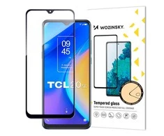 Wozinsky Full Glue Apsauginis stiklas for TCL 20 SE 9H Full Screen with Juodas Frame