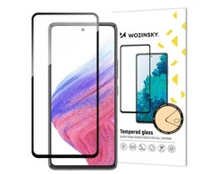 Wozinsky Full Glue Apsauginis stiklas Samsung Galaxy A54 5G 9H Full Screen Tempered Glass with juodos spalvos Frame