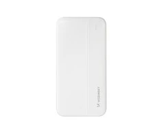 Wozinsky powerbank Li-Po 10000mAh 2 x USB baltos spalvos (WPBWE1)